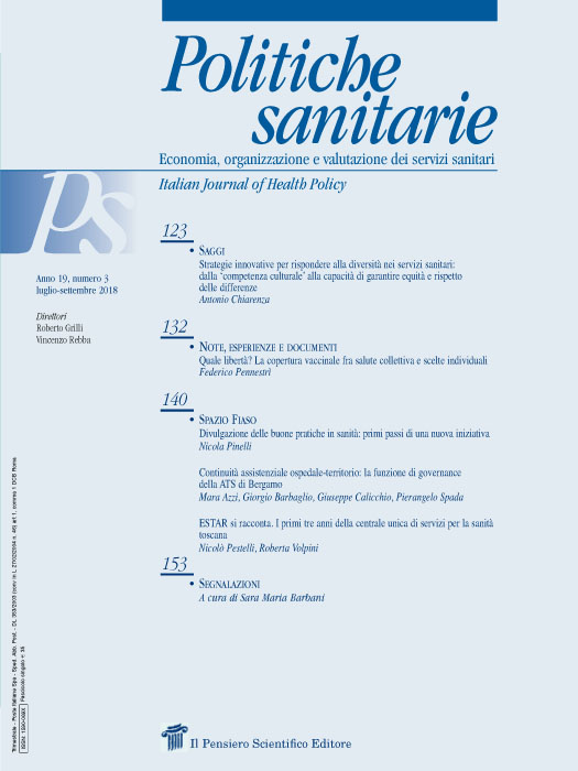 2018 Vol. 19 N. 3 Luglio-Settembre