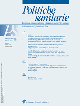 2025 Vol. 26 N. 1 Gennaio-Marzo