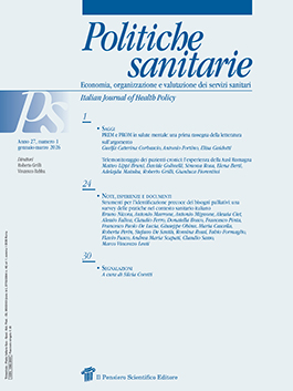 2026 Vol. 27 N. 1 Gennaio-Marzo